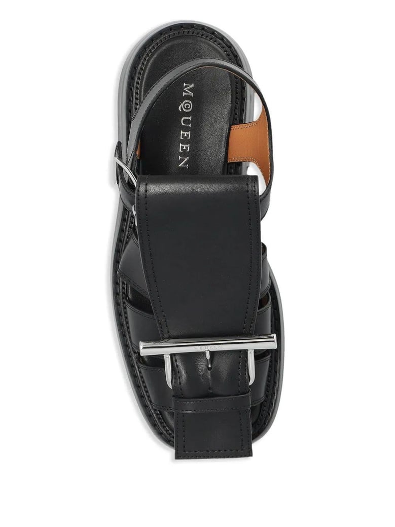t-bar sandals by Selfnex