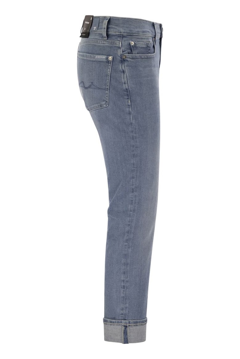 relaxed skinny groovy - medium waist boyfriend jeans by Selfnex