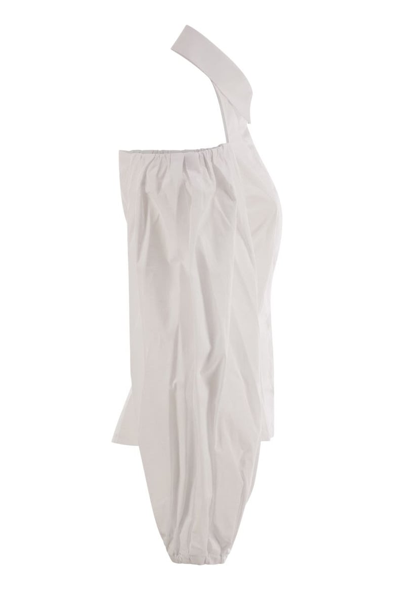 cotton shirt with balloon sleeves by Selfnex