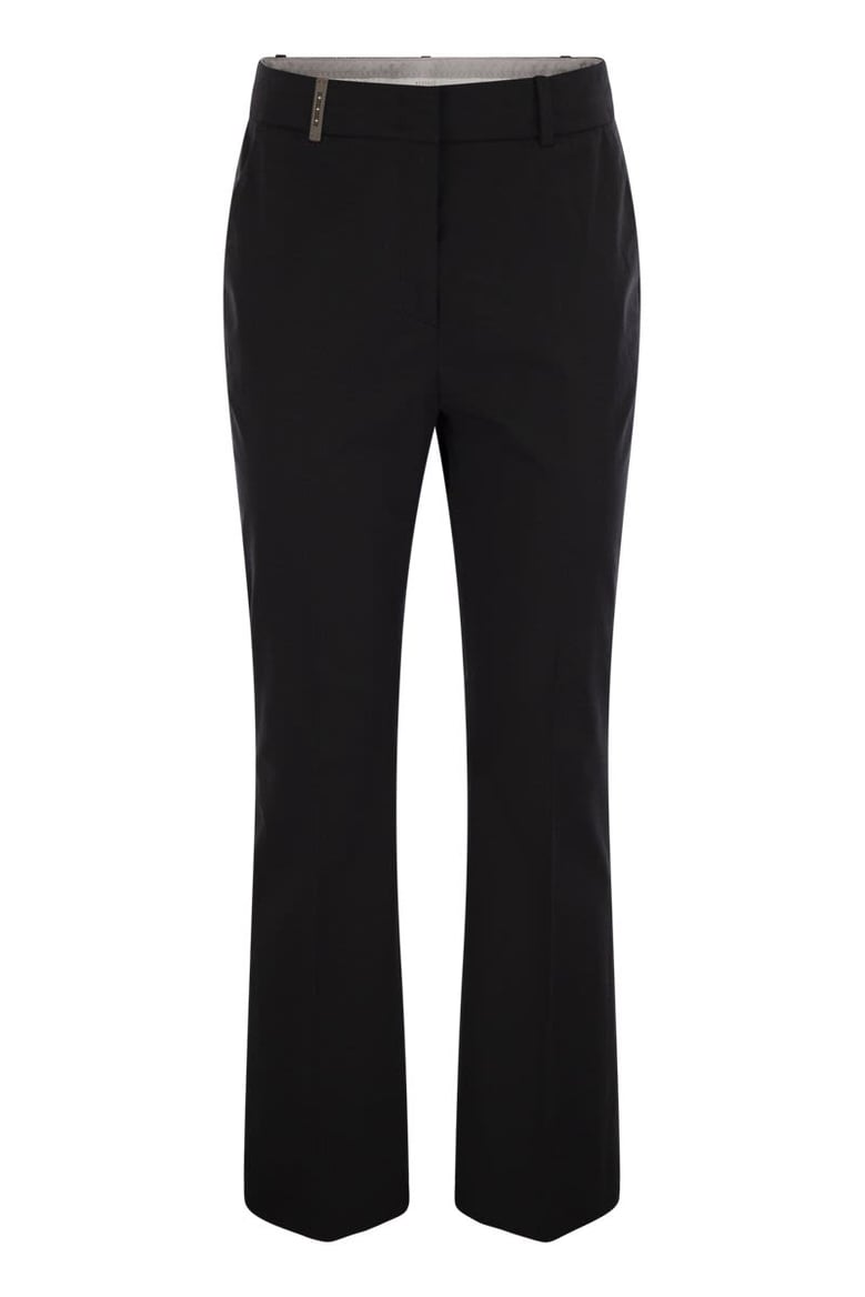 stretch cotton trousers by Selfnex