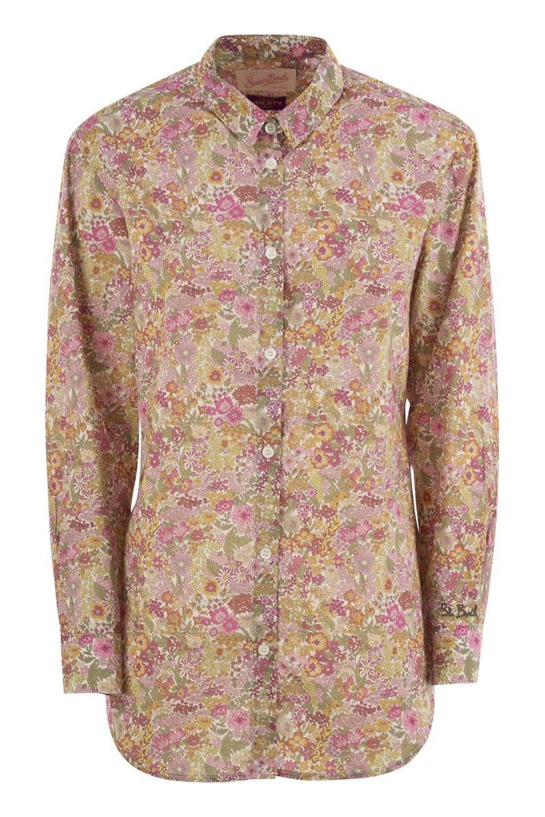 brigitte - shirt with flower pattern by Selfnex