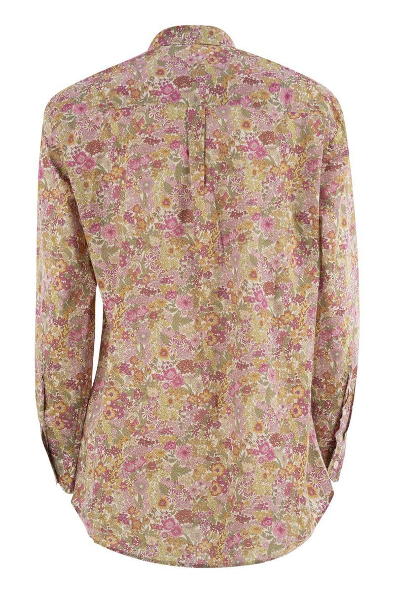 brigitte - shirt with flower pattern by Selfnex
