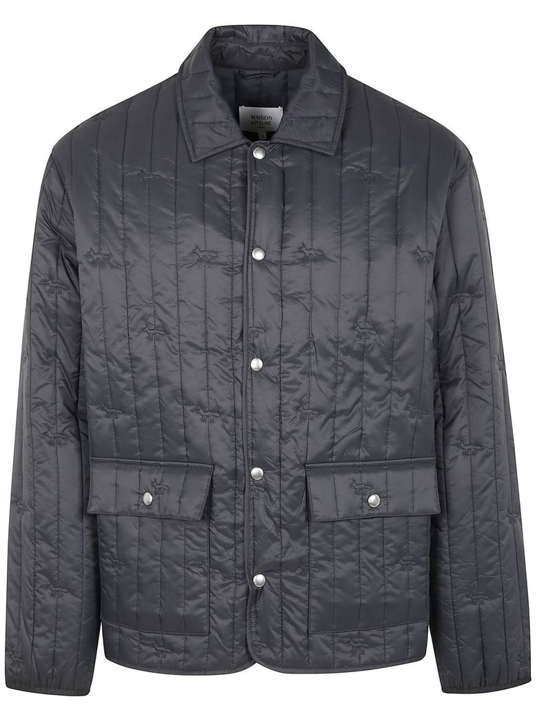 quilted blouson by Selfnex