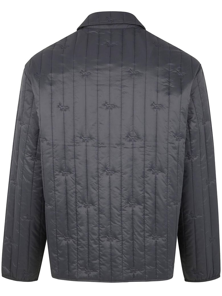 quilted blouson by Selfnex