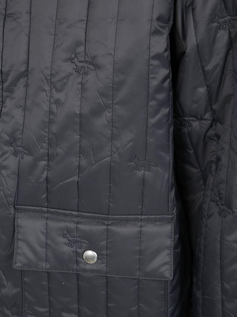 quilted blouson by Selfnex