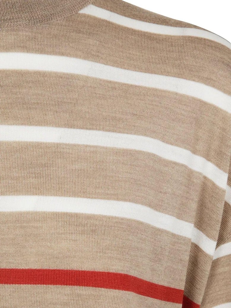 round neck short sleeves sweater by Selfnex