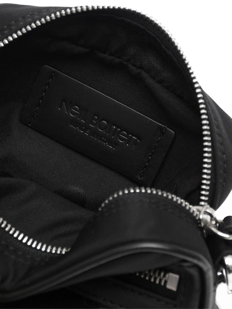 bearbrick logo nylon twill crossboby bag by Selfnex