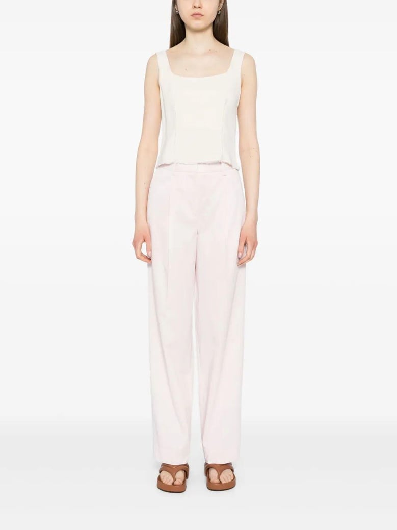 slanted pocket trousers by Selfnex