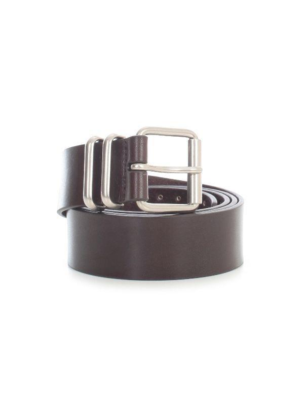 buckle leather belt by Selfnex