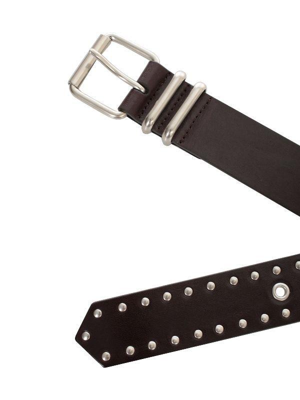 buckle leather belt by Selfnex