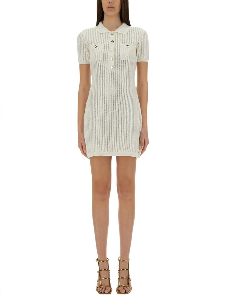 cotton blend knitted dress by Selfnex