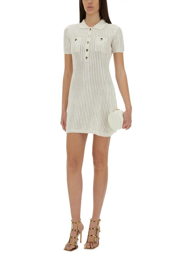cotton blend knitted dress by Selfnex