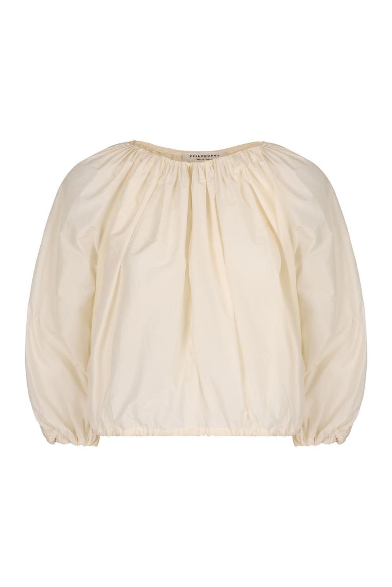 gathered blouse by Selfnex