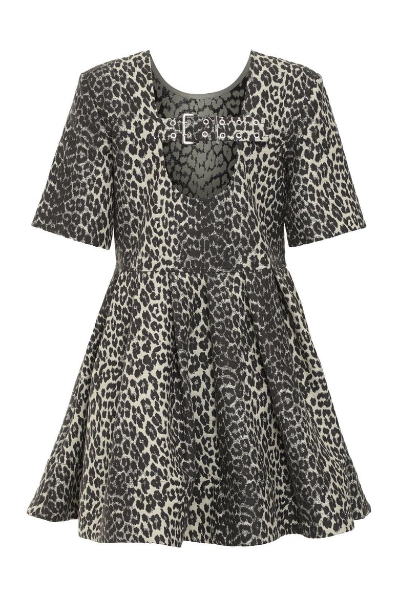 leopard mini dress by Selfnex