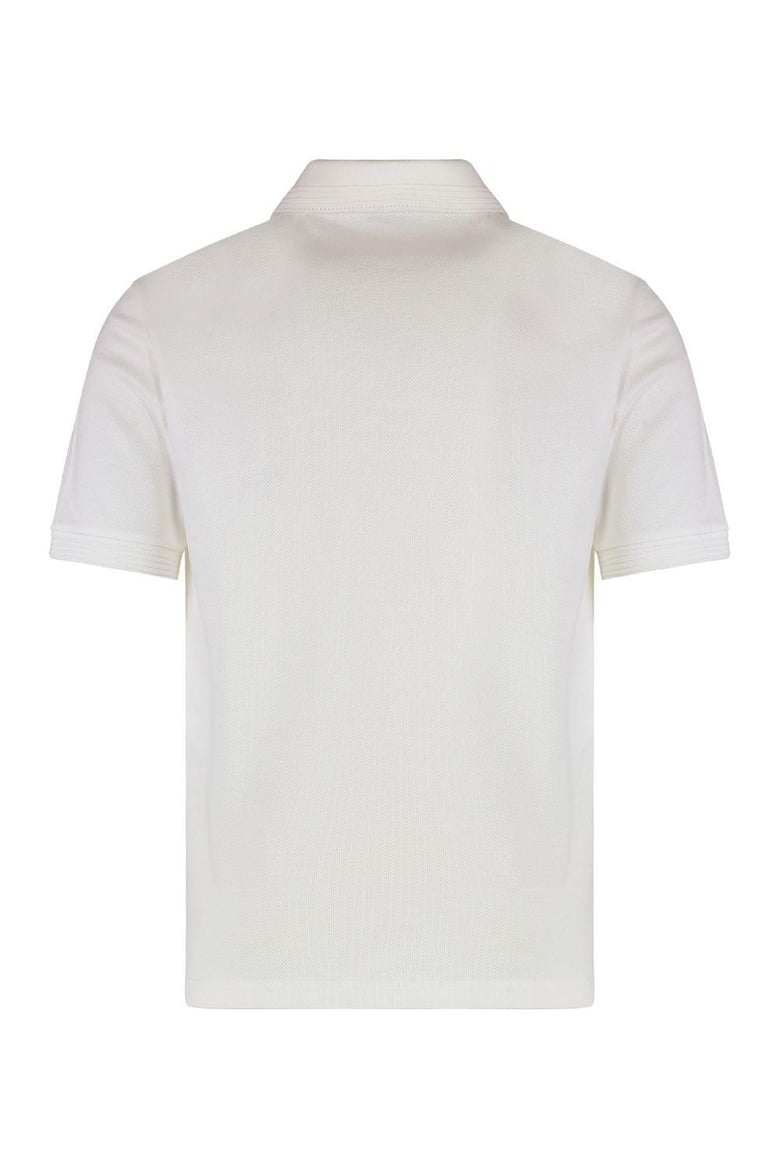 cotton-piqué polo shirt by Selfnex
