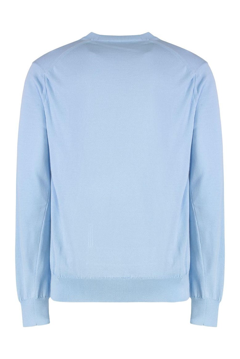 cotton blend crew-neck sweater by Selfnex