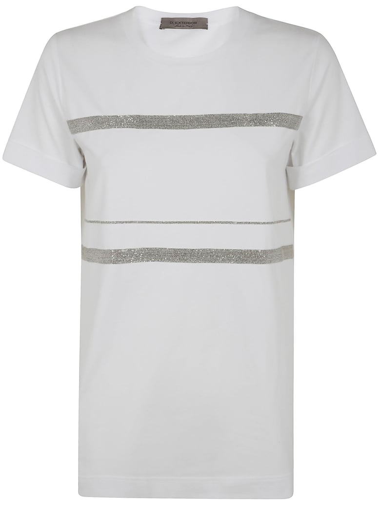 cotton jersey chain drop t-shirt by Selfnex