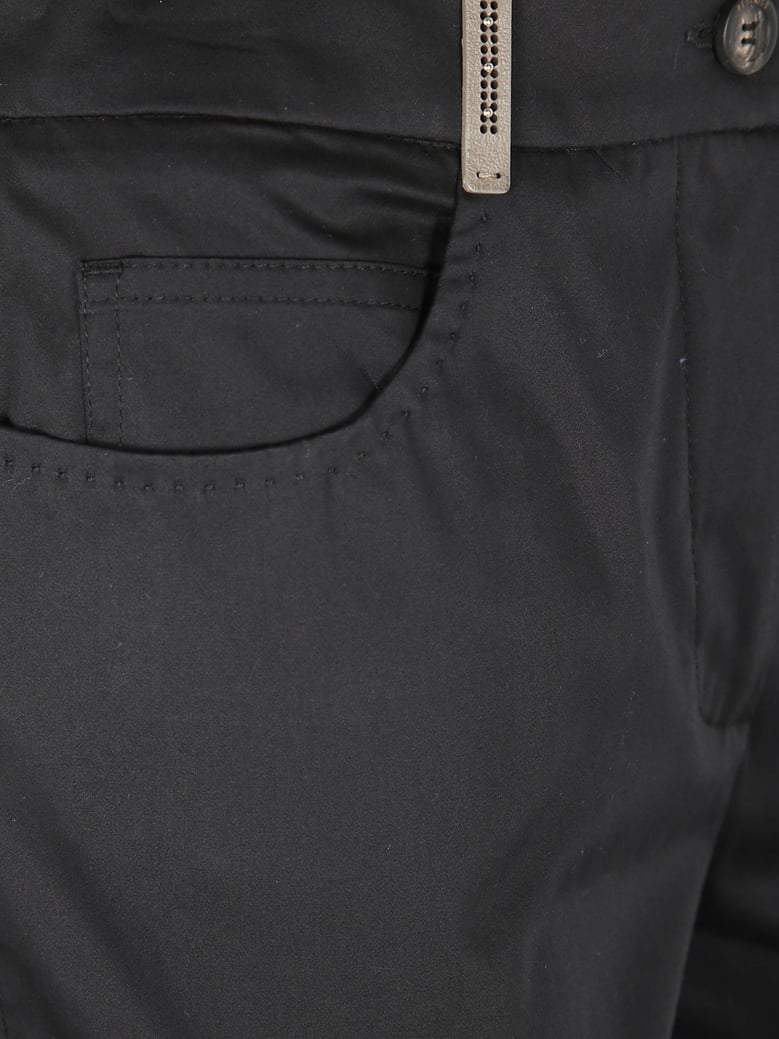 light cotton satin stretch trousers by Selfnex