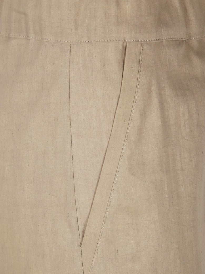 linen stretch delave shorts by Selfnex
