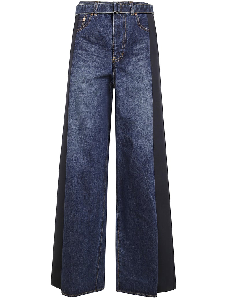 denim x suiting pants by Selfnex