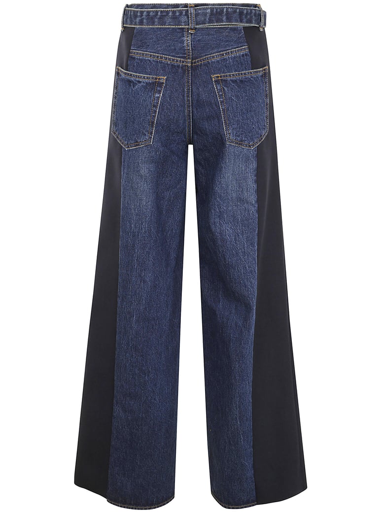 denim x suiting pants by Selfnex