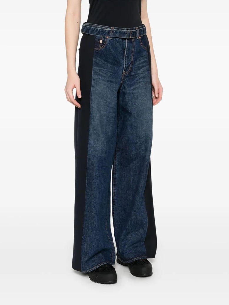 denim x suiting pants by Selfnex