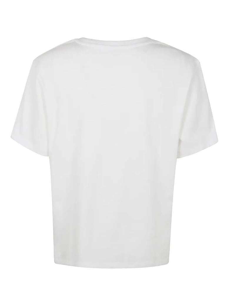 short sleeves v neck sweater by Selfnex