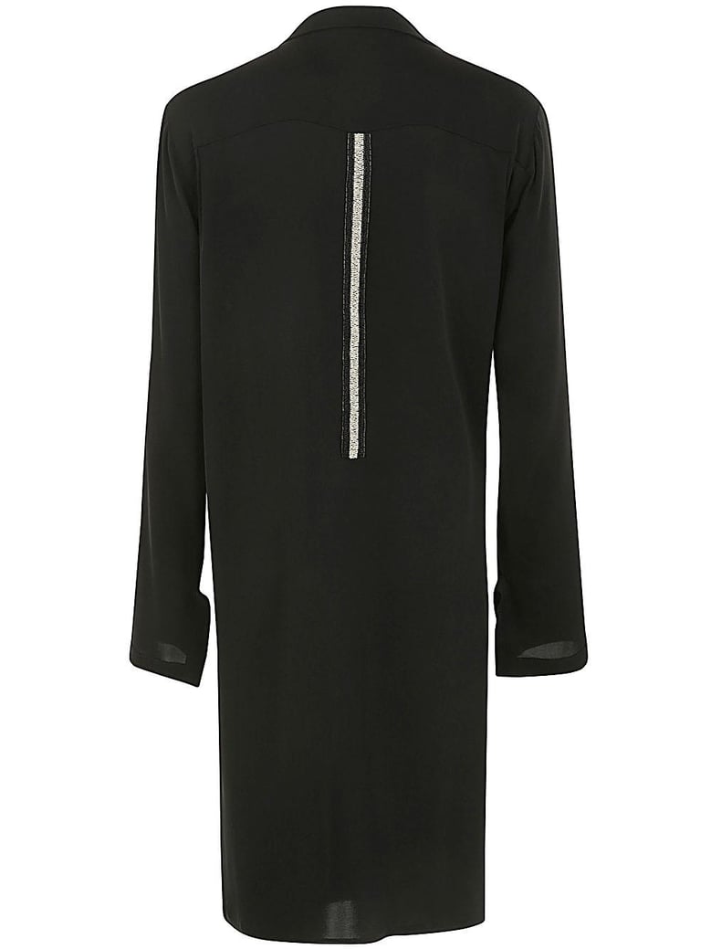 georgette wrapped dress by Selfnex