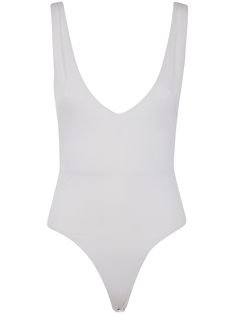 v neck bodysuit by Selfnex