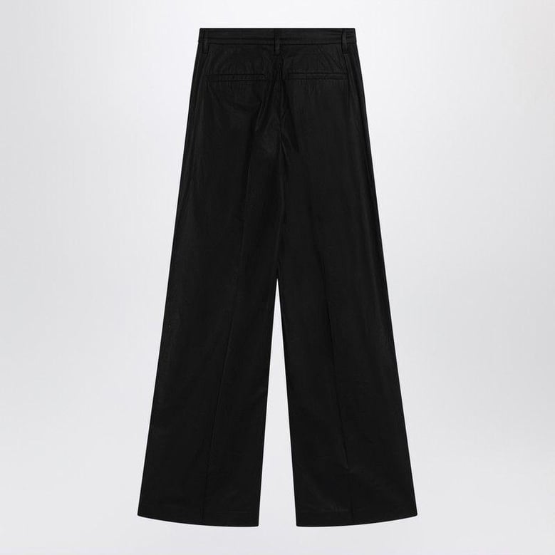 wide black cotton pants by Selfnex