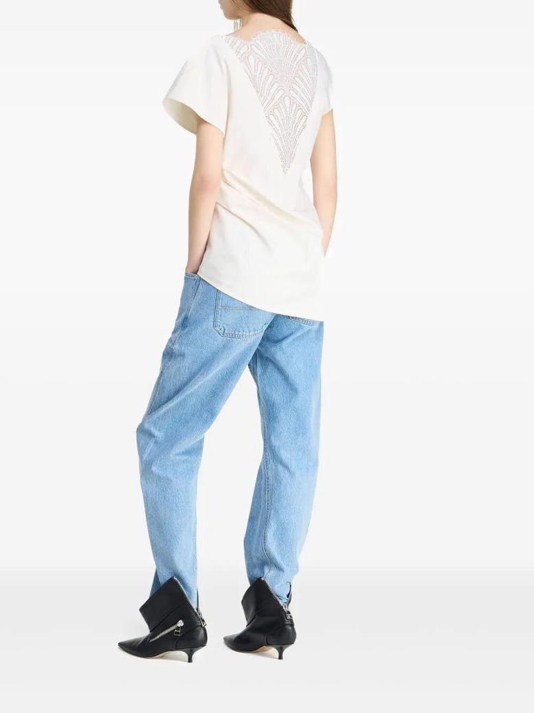 asymmetric draped top by Selfnex