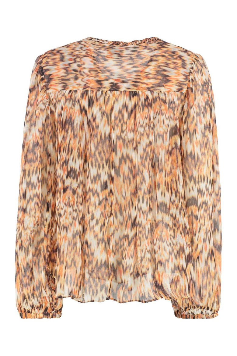 ametissa printed silk blouse by Selfnex