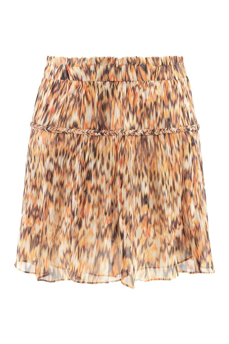 roumi printed silk skirt by Selfnex