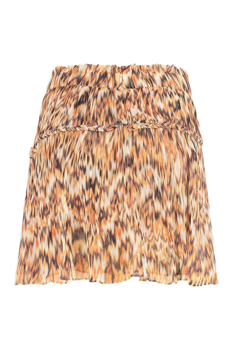 roumi printed silk skirt by Selfnex