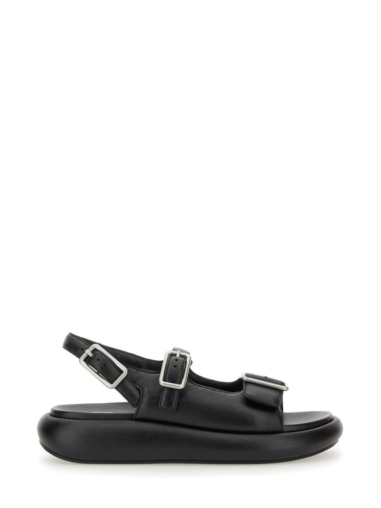 sheep leather sandals by Selfnex