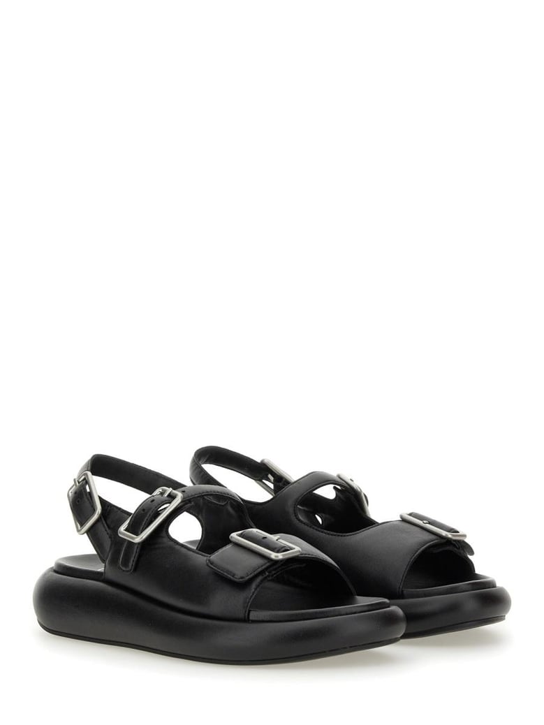 sheep leather sandals by Selfnex