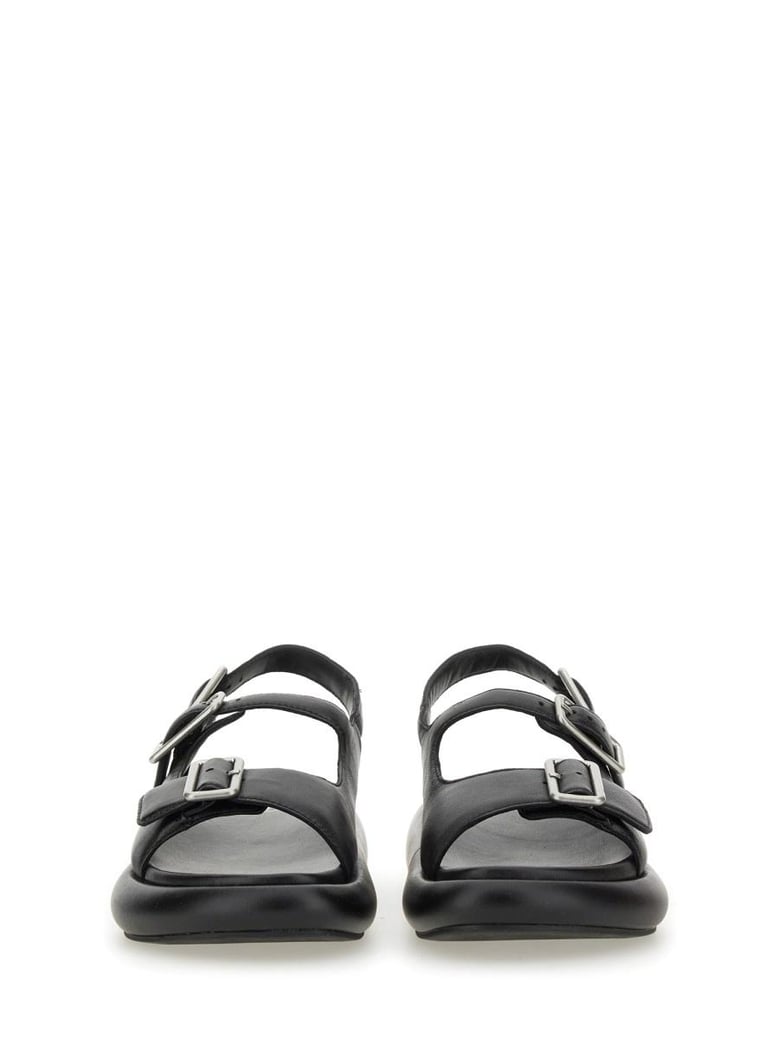 sheep leather sandals by Selfnex