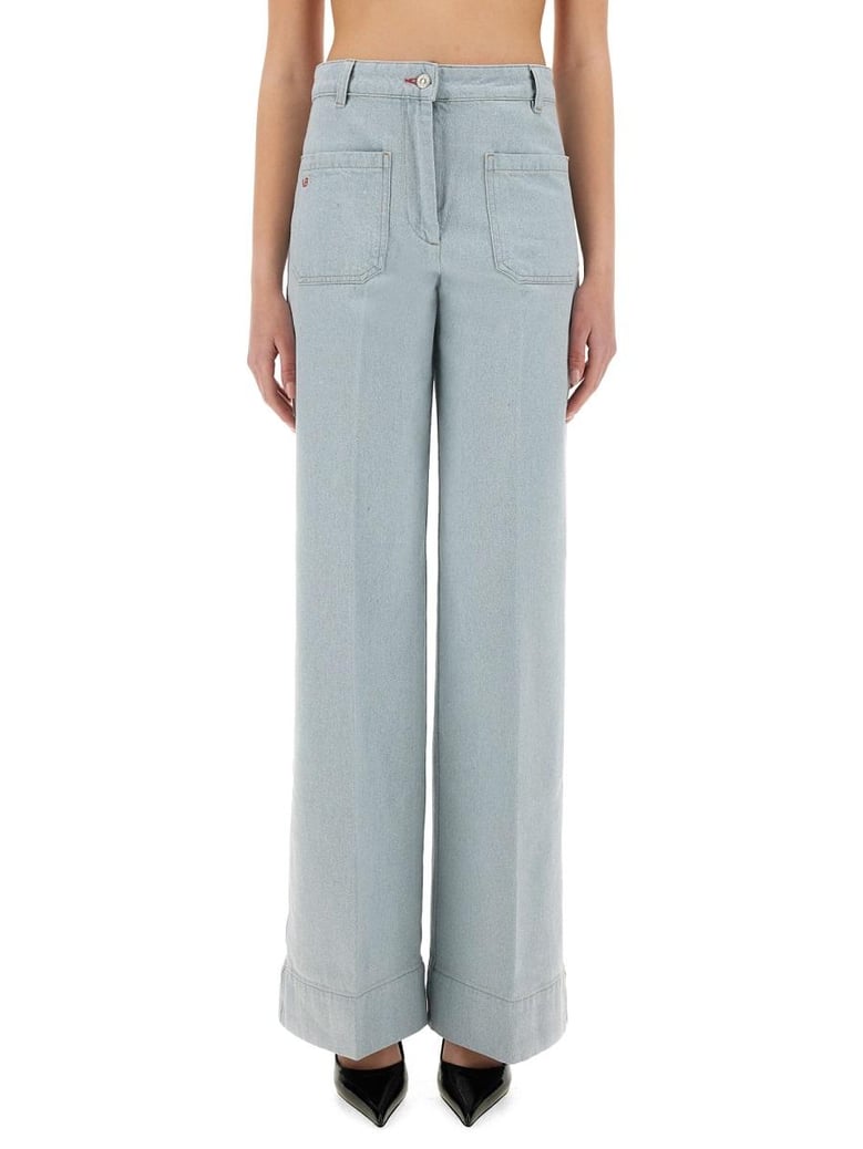 blue cotton jeans by Selfnex