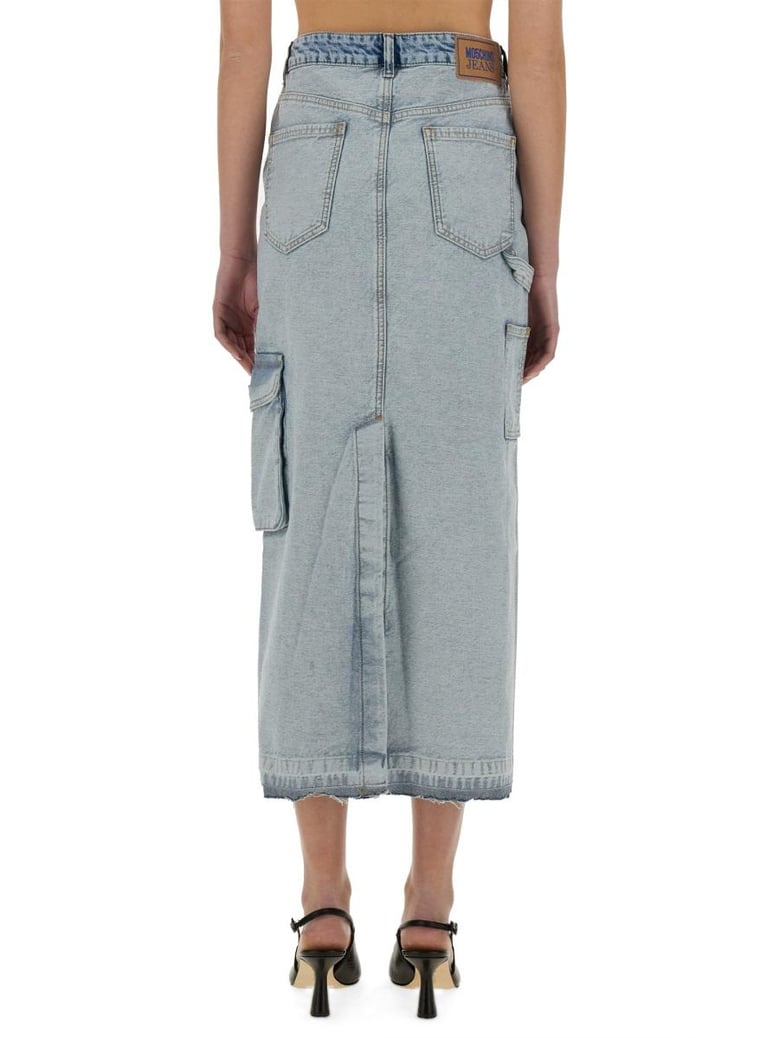 denim cotton skirt by Selfnex