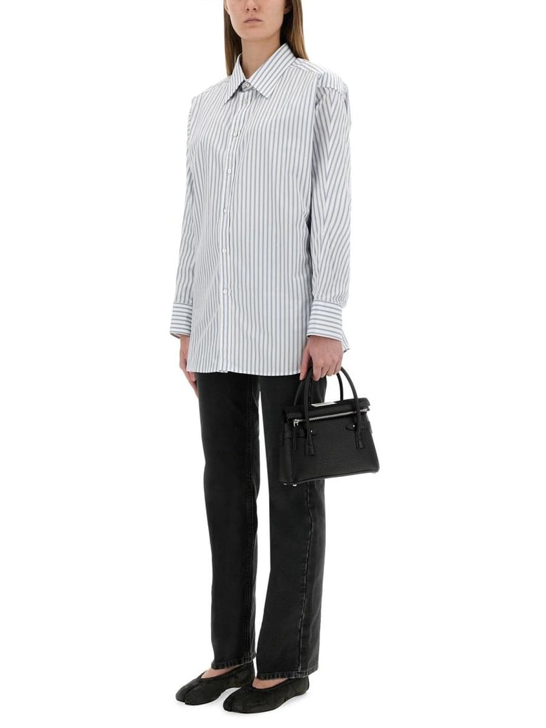 azure cotton shirt by Selfnex