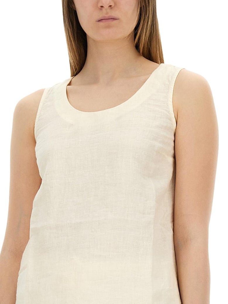 powder linen tops by Selfnex