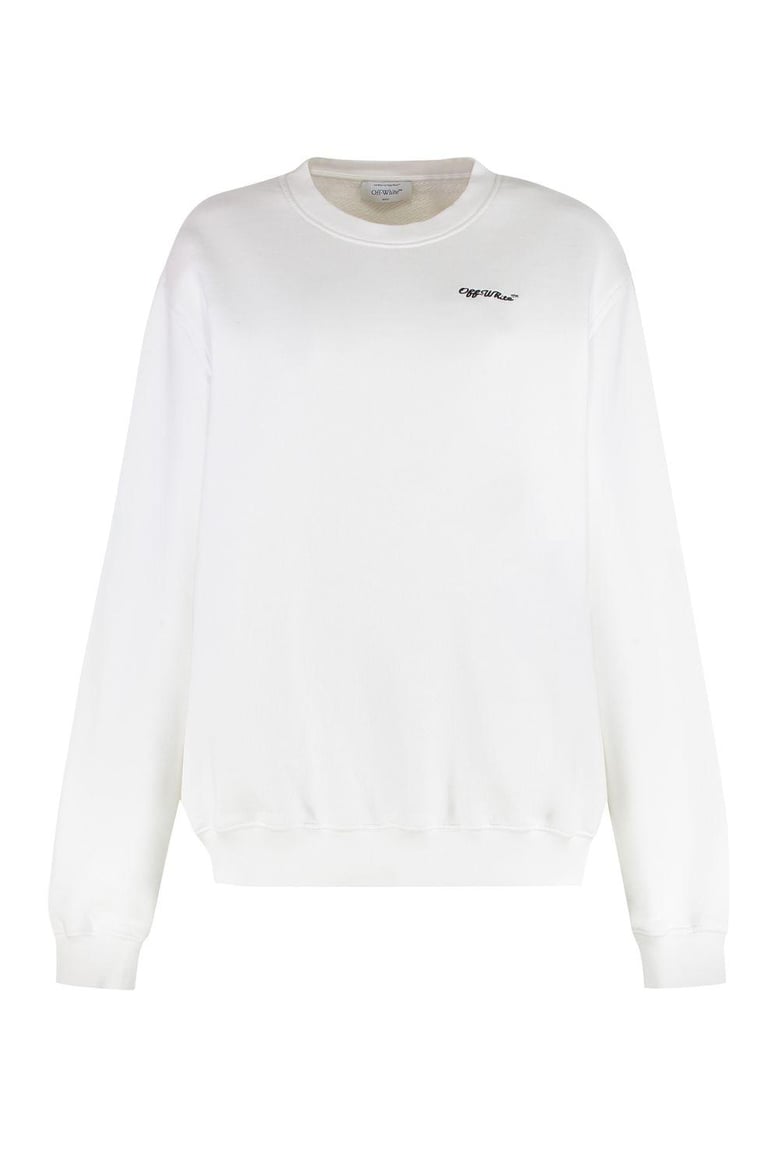 cotton crew-neck sweatshirt by Selfnex