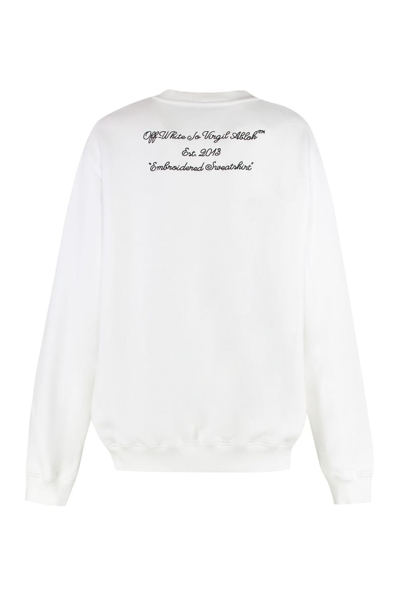 cotton crew-neck sweatshirt by Selfnex
