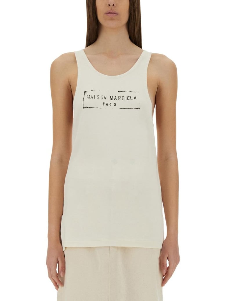ivory viscose cotton tops by Selfnex