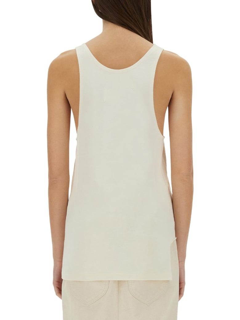 ivory viscose cotton tops by Selfnex