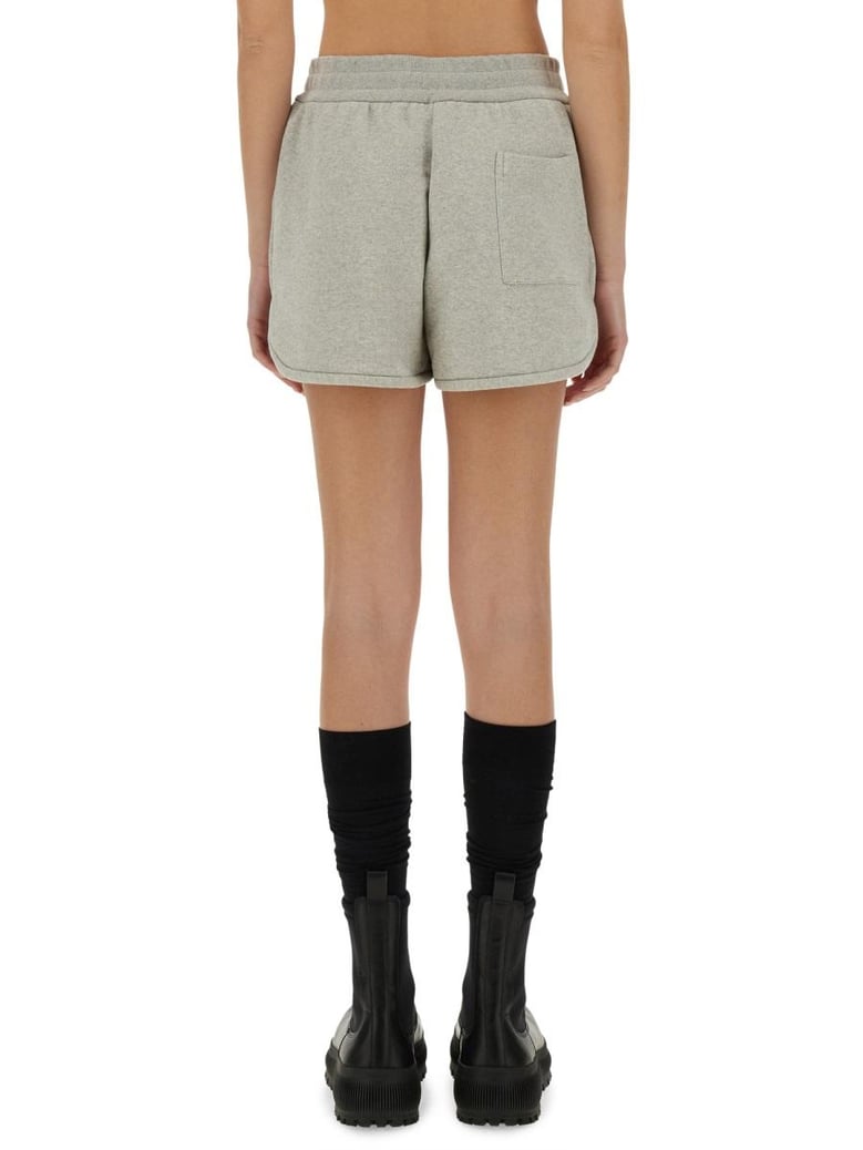 grey cotton shorts by Selfnex