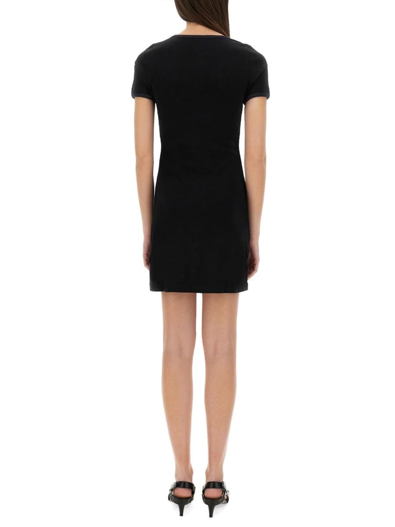 holistic contrast mini dress by Selfnex