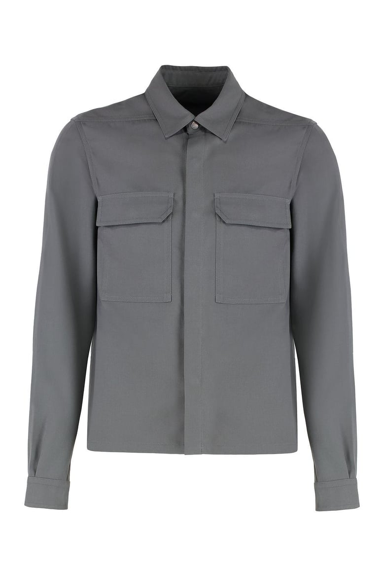 technical fabric overshirt by Selfnex