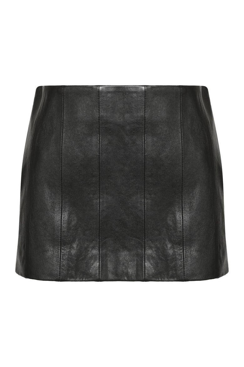 meelar leather mini skirt by Selfnex