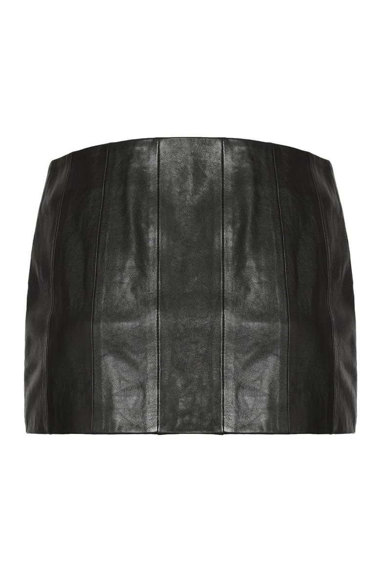 meelar leather mini skirt by Selfnex